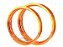 Par Aros em Alumínio Threeheads 21x185 e 17x250 Falcon Sahara Xlx 350 Xt 600 Xt 660 - Imagem 3