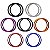 Par Aros Roda Alumínio Viper Vpr Dianteiro 18x160 e Traseiro 18x185 Cg Titan Start Fan 125 150 160 Ybr Factor Rd - Imagem 2