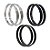 Par Aros em Alumínio Viper Vpr 18x160 e 18x185 Cg Titan Fan Start 125 150 160 Ybr Rd - Imagem 1