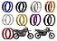 Par Aros em Alumínio Viper Street 17x250 e 17x250 Xtz 250 Lander X Motard Xtz 125 X - Imagem 1