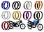 Par Aros em Alumínio Viper Street 18x185 e 18x215 Cg Titan Fan Start 125 150 160 Ybr Rd - Imagem 1