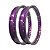 Par Aros em Alumínio Monaco Aero Cg 18x185 e 18x215 Ybr Rd Titan Fan Start Violeta Lilás Roxo - Imagem 2