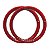 Par Aros em Alumínio Monaco Aero Cg 18x185 e 18x215 Ybr Rd Titan Fan Start Vermelho - Imagem 1