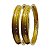 Par Aros em Alumínio Monaco Aero Cg 18x185 e 18x215 Ybr Rd Titan Fan Start Dourado Ouro - Imagem 2
