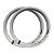 Par Aros em Alumínio Monaco Aero Cg 18x185 e 18x215 Ybr Rd Titan Fan Start Branco - Imagem 1