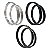 Par Aros em Alumínio Viper Vpr 17x160 e 14x185 Biz Pop 100 110 125 - Imagem 1