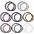 Par Aros Roda Alumínio Viper Vpr Dianteiro 19x185 e Traseiro 17x215 Bros 125 150 160 Xre 190 Crosser 150 - Imagem 2