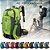 Mochila 40L Impermeável Caminhadas resistente a água - Imagem 12