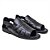 Sandália Masculina De Couro Conforto 888 Preto - Imagem 2