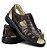 Sandália Masculina de Couro Palmilha de Gel Extremo Conforto 172 Café - Imagem 1