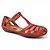 Sapatilha Feminina De Couro Bruna Paula BP-3007 Vermelho - Imagem 1