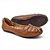 Sapatilha Feminina De Couro Bruna Paula BP-3001 Whisky - Imagem 3