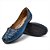 Sapatilha Feminina De Couro Bruna Paula BP-3001 Azul - Imagem 5
