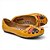 Sapatilha Feminina De Couro Bruna Paula BP-3001 Amarelo/Cores - Imagem 4