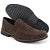 Sapato Casual Masculino Camurça Oxford 1702 Café - Imagem 2