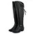 Bota Feminina Over BR2 11503 Preto Liso - Imagem 2