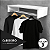 Kit com 3 Cabideiros De Parede Suspenso Arara Organizador De Roupa 50 cm - Imagem 1