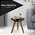Mesa Lateral Sala Pé Palito Decorativa Tampo Orgânico Para Interiores - Imagem 6