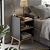 Mesa de Cabeceira Verona Estilo Moderno com Estrutura Compacta e Design Elegante - Imagem 3