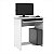 Kit Home Office Mesa Escrivaninha Cadeira Escritorio Branco - Imagem 3