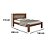 Cama Casal Madeira Maciça Resistente com Colchão D28 138x188x17 - Imagem 4