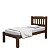 Cama de Solteiro Madeira Maciça Super Resistente - Imagem 1