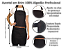 Avental Preto Cozinha Churrasco com Couro - Imagem 4