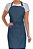 Avental  Jeans Jardineira Bolso Superior - Imagem 6