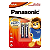 Pilha Panasonic Alcalina 2x AAA - Imagem 1
