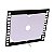 Porta Retrato de Vidro 15x20 Design de Filme Preto - Imagem 2