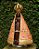 Imagem de Nossa Senhora Aparecida em terracota com detalhes em dourado e cristais coloridos - Imagem 2