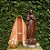 Imagem de Nossa Senhora Aparecida em terracota com detalhes em dourado e cristais coloridos - Imagem 6
