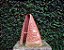 Imagem de Nossa Senhora Aparecida com manto em terracota e detalhes dourados - Imagem 6