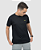 Camiseta Masculina Preta com Alto Relevo Pequeno no Peito - Imagem 3