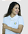 Camisa Polo Feminina em Piquet Branca - Imagem 1