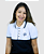 Camisa Polo Feminina - Azul e Branco - Imagem 2