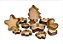 forneavel italiano panetone ou torta estrela 218 x 227 x 60 mm - 05 unidades - Imagem 2