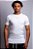 Camiseta Canelada Slim Branca - Imagem 1
