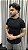 Camiseta Canelada Slim Preto - Imagem 1
