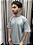 Camiseta M Basic Boxy Fit Cinza - Imagem 1