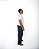 Camiseta M Basic Slim Fit Off White - Imagem 7