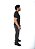 Camiseta M Basic Slim Fit Preta - Imagem 5