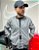 Jaqueta Bomber Basic Grey Couro - Imagem 1