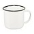 Caneca Branca Esmaltada 245ML Sublimação - Imagem 1