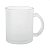 Caneca Vidro Jateado Sublimação 325ML - Imagem 1
