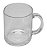 Caneca Vidro Cristal 325ml Sublimação - Imagem 1