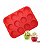 Forma De Silicone P/ Cupcake Petit Gateau Empada /  Assadeira - Vermelho - Imagem 5