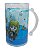 Caneca De Gel Congelável Em Acrílico Harry Potter Azul - Imagem 2