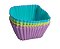 Kit 6 Forminhas Silicone Cupcake Muffim Mini Bolo Quadrada Q - Imagem 2