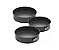 Kit 3 Forma Bolo Assadeira Antiaderente Fundo Removível 28/26/24 cm Gr - Imagem 2